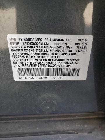 Photo 12 VIN: 5FRYD3H48EB016423 - ACURA MDX TECHNO 