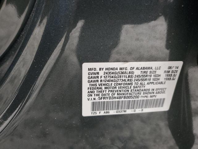 Photo 12 VIN: 5FRYD3H48FB005200 - ACURA MDX 