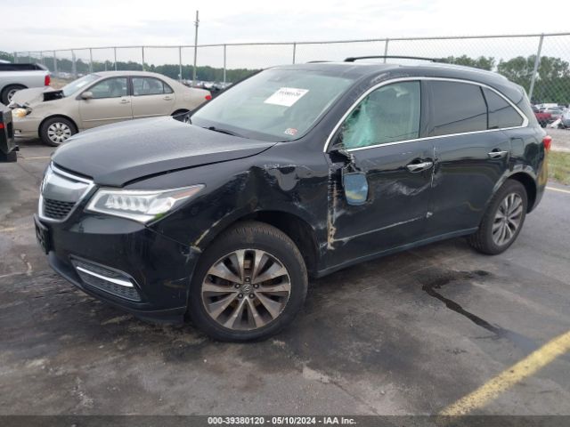 Photo 1 VIN: 5FRYD3H48GB011595 - ACURA MDX 