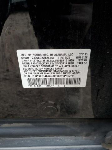 Photo 13 VIN: 5FRYD3H4XGB001988 - ACURA MDX TECHNO 