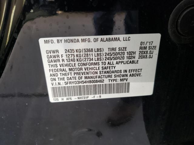 Photo 9 VIN: 5FRYD3H54HB008462 - ACURA MDX TECHNO 