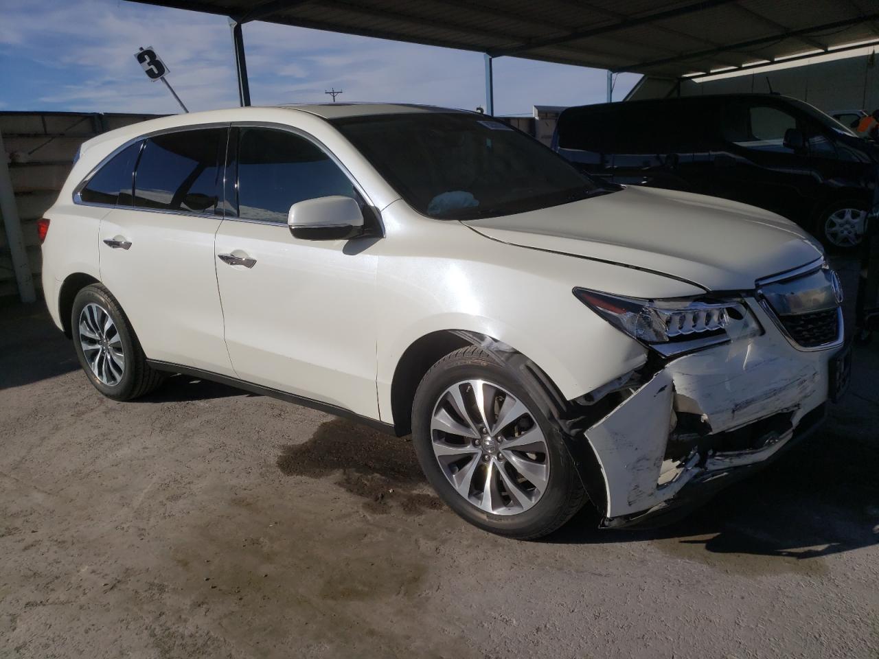 Photo 3 VIN: 5FRYD3H60GB013312 - ACURA MDX 