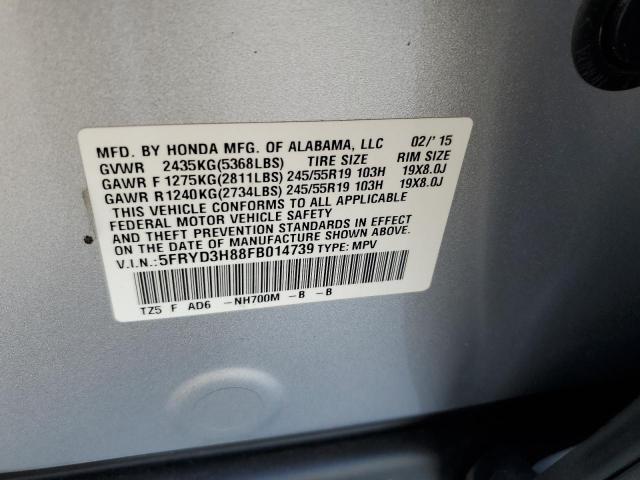 Photo 13 VIN: 5FRYD3H88FB014739 - ACURA MDX ADVANC 