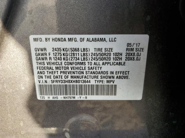 Photo 12 VIN: 5FRYD3H8XHB013644 - ACURA MDX ADVANC 