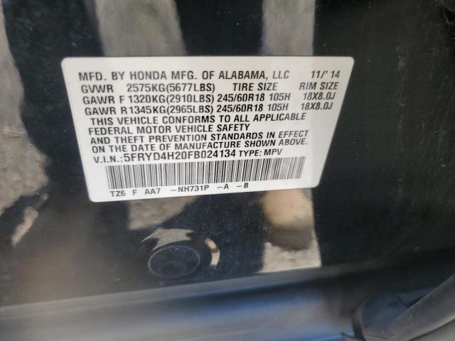 Photo 12 VIN: 5FRYD4H20FB024134 - ACURA MDX 