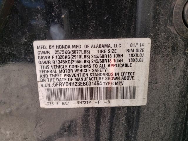 Photo 9 VIN: 5FRYD4H23EB031464 - ACURA MDX 