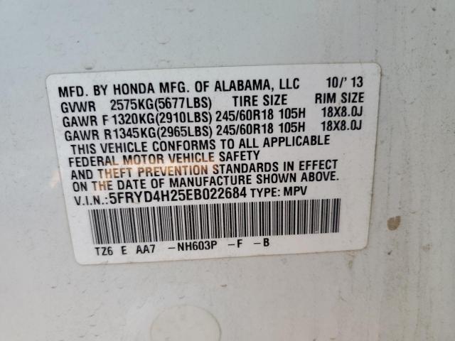 Photo 11 VIN: 5FRYD4H25EB022684 - ACURA MDX 