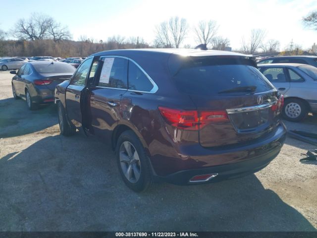 Photo 2 VIN: 5FRYD4H25GB024311 - ACURA MDX 