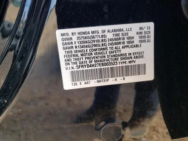 Photo 13 VIN: 5FRYD4H27EB003523 - ACURA MDX 