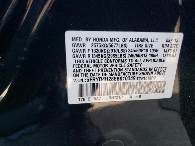 Photo 12 VIN: 5FRYD4H28EB010349 - ACURA MDX 