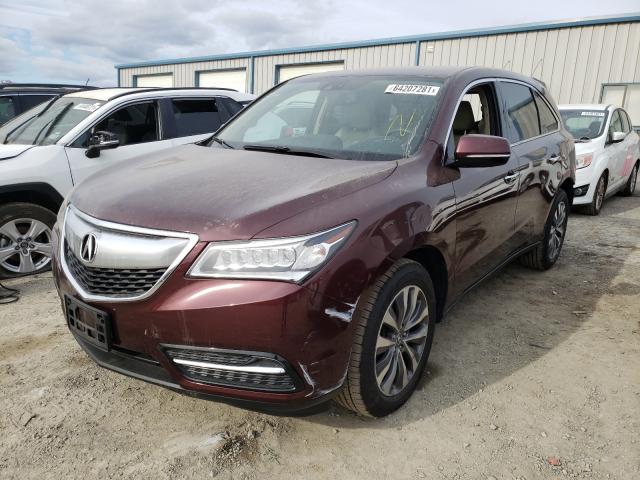 Photo 1 VIN: 5FRYD4H40EB009827 - ACURA MDX TECHNO 