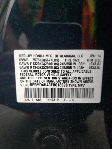 Photo 13 VIN: 5FRYD4H40FB013698 - ACURA MDX TECHNO 