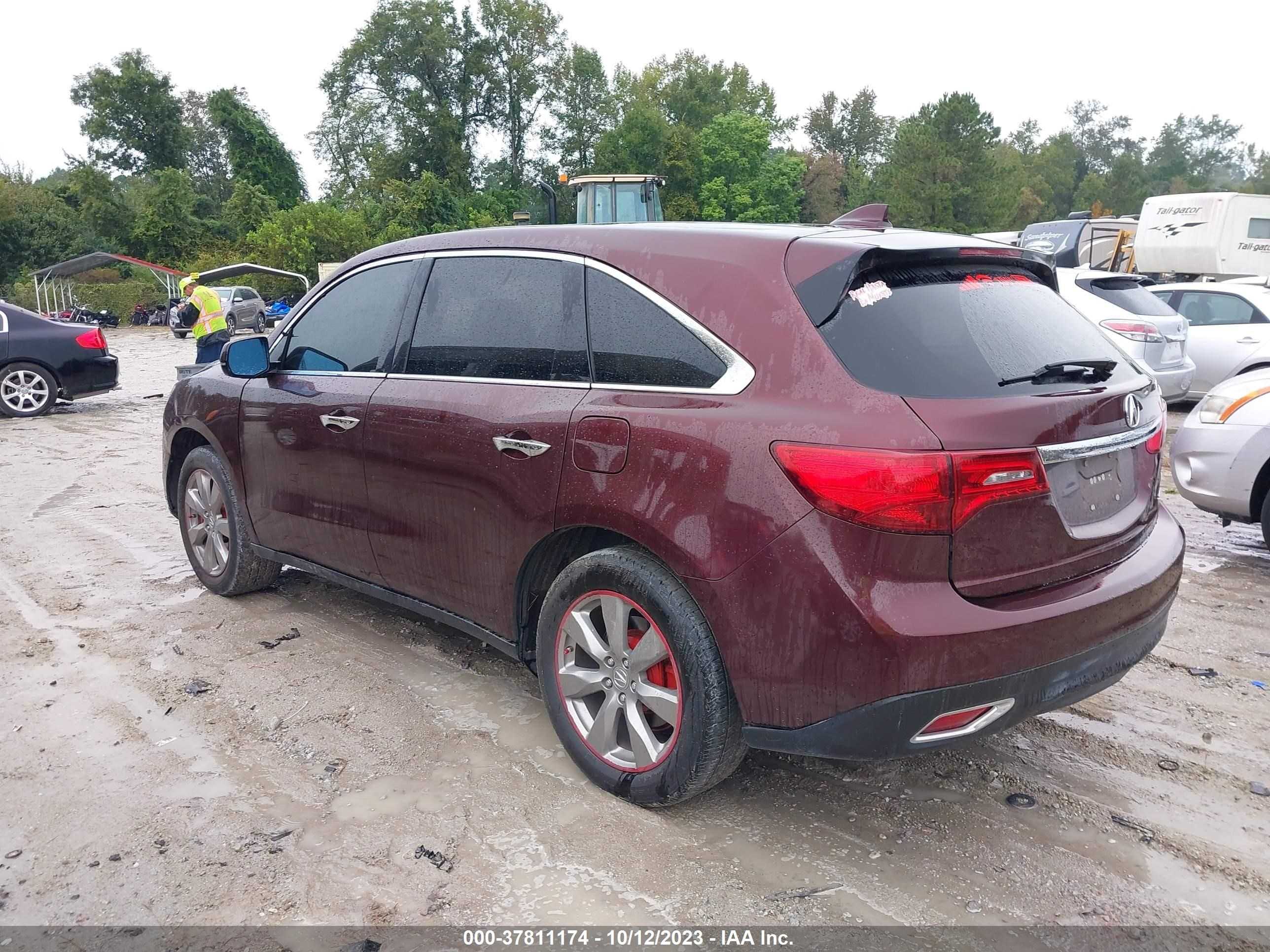 Photo 2 VIN: 5FRYD4H40FB018061 - ACURA MDX 