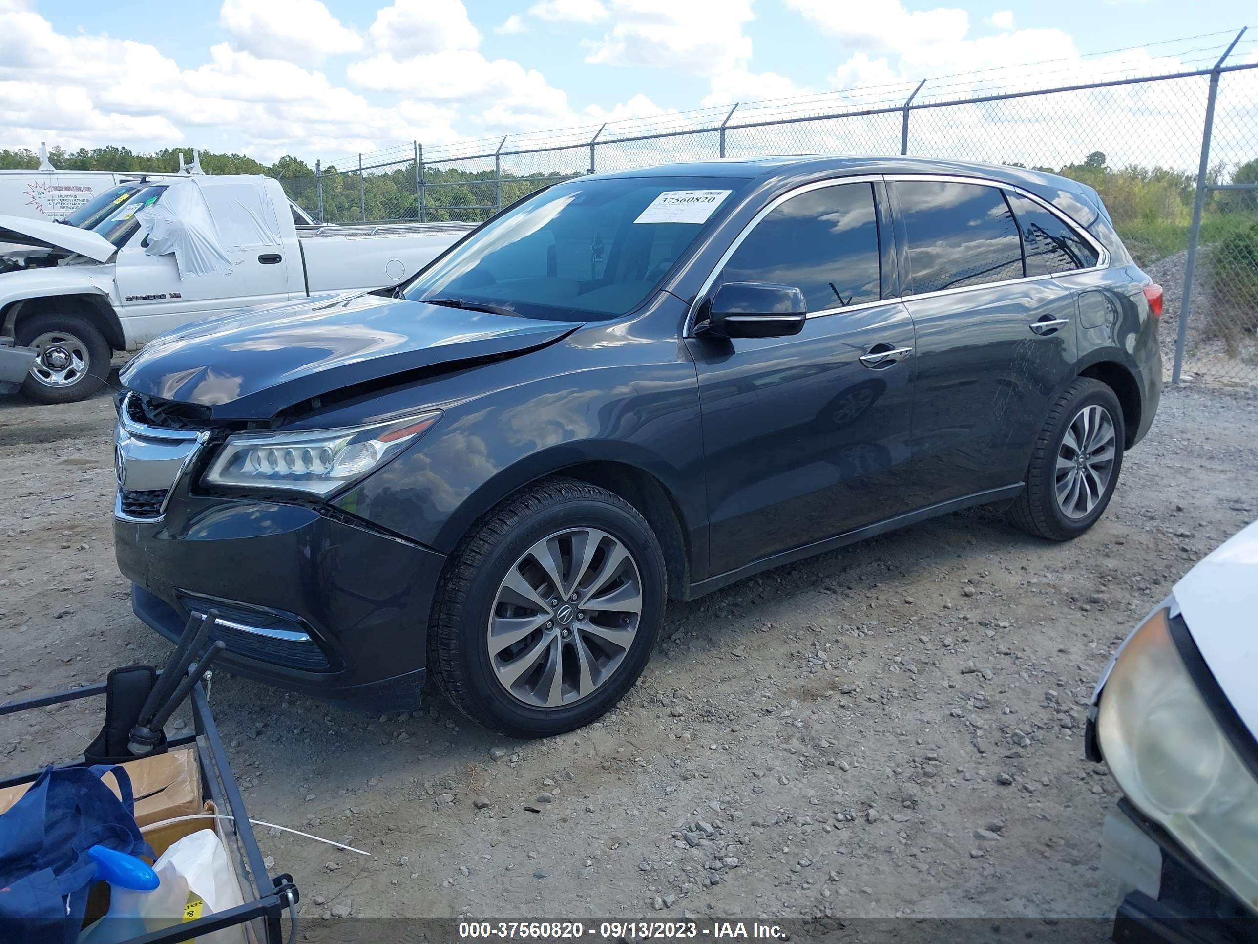 Photo 1 VIN: 5FRYD4H40GB001505 - ACURA MDX 