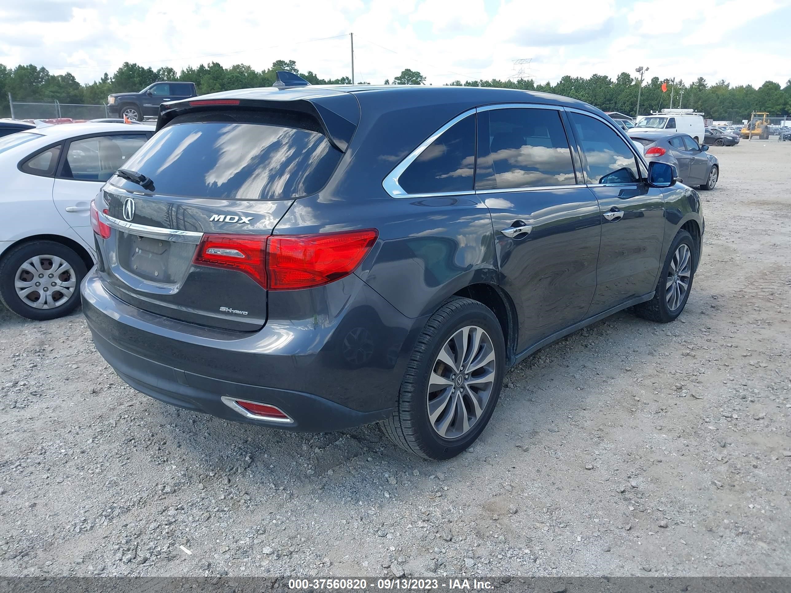 Photo 3 VIN: 5FRYD4H40GB001505 - ACURA MDX 