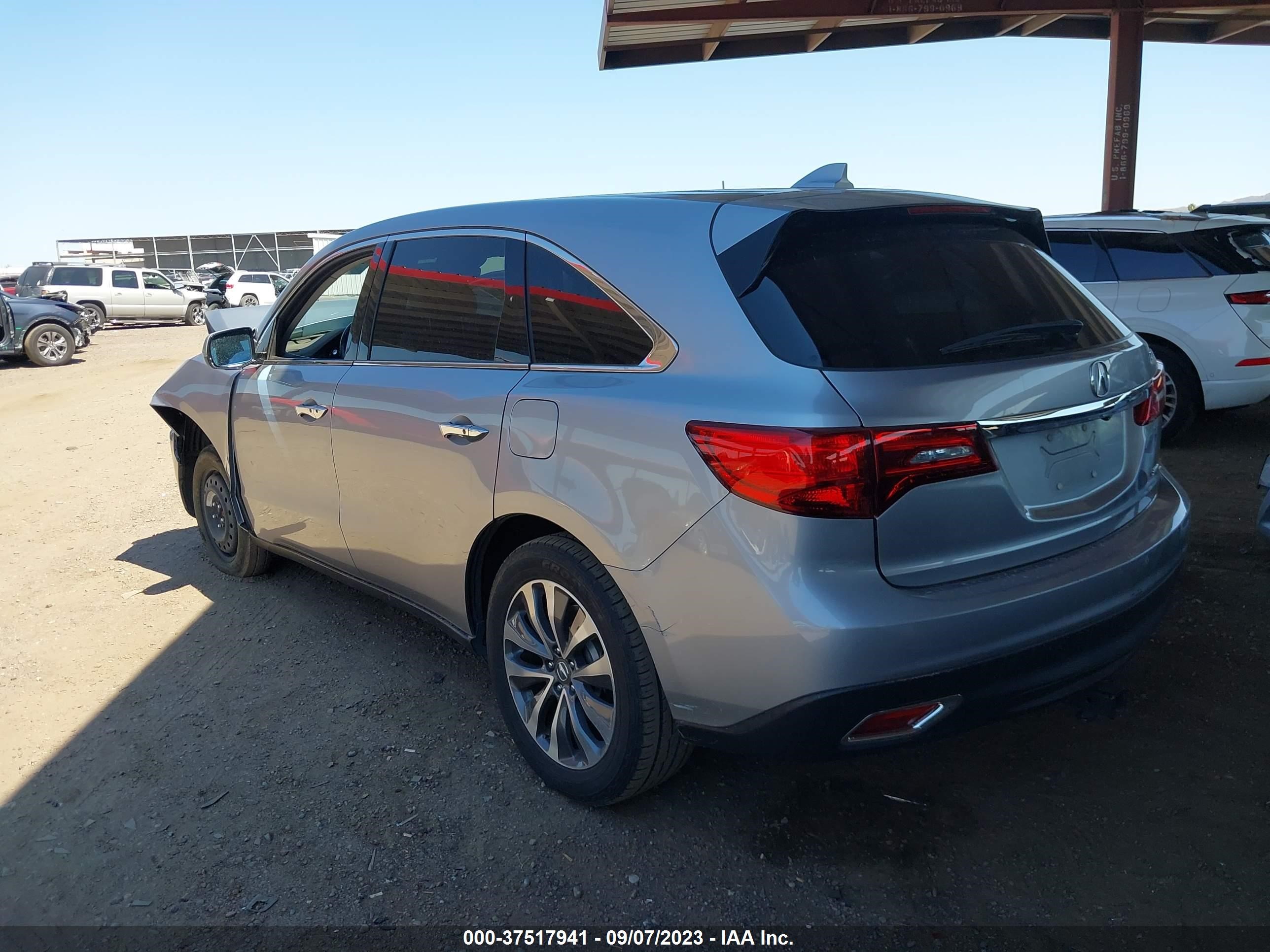 Photo 2 VIN: 5FRYD4H40GB007160 - ACURA MDX 