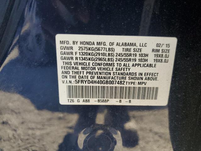 Photo 12 VIN: 5FRYD4H40GB007482 - ACURA MDX 