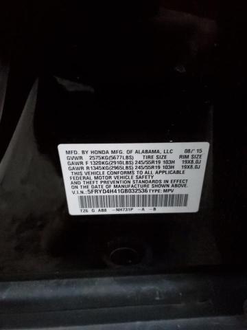 Photo 12 VIN: 5FRYD4H41GB032536 - ACURA MDX TECHNO 