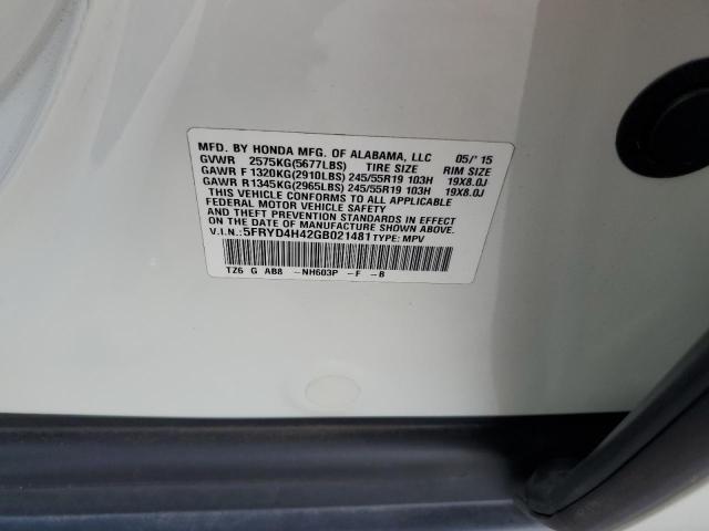 Photo 13 VIN: 5FRYD4H42GB021481 - ACURA MDX TECHNO 