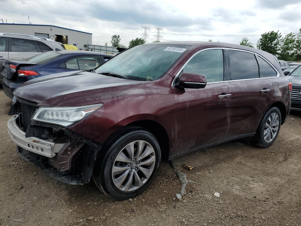 Photo 0 VIN: 5FRYD4H43FB014912 - ACURA MDX 