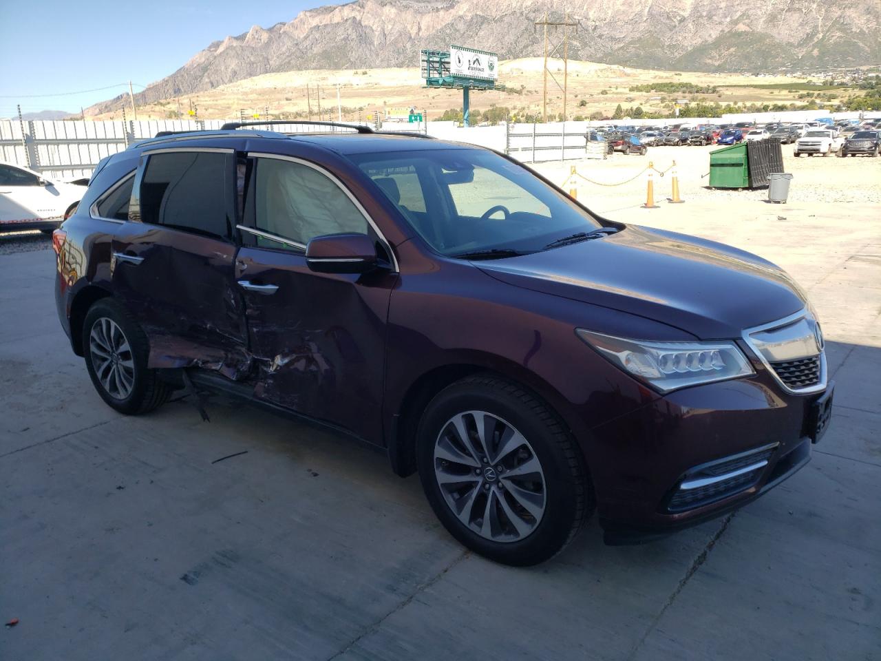 Photo 3 VIN: 5FRYD4H43GB019108 - ACURA MDX 