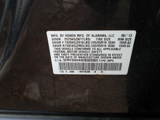 Photo 9 VIN: 5FRYD4H44EB003965 - ACURA MDX 