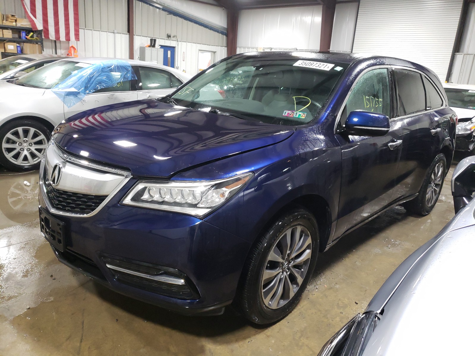 Photo 1 VIN: 5FRYD4H44EB015890 - ACURA MDX TECHNO 