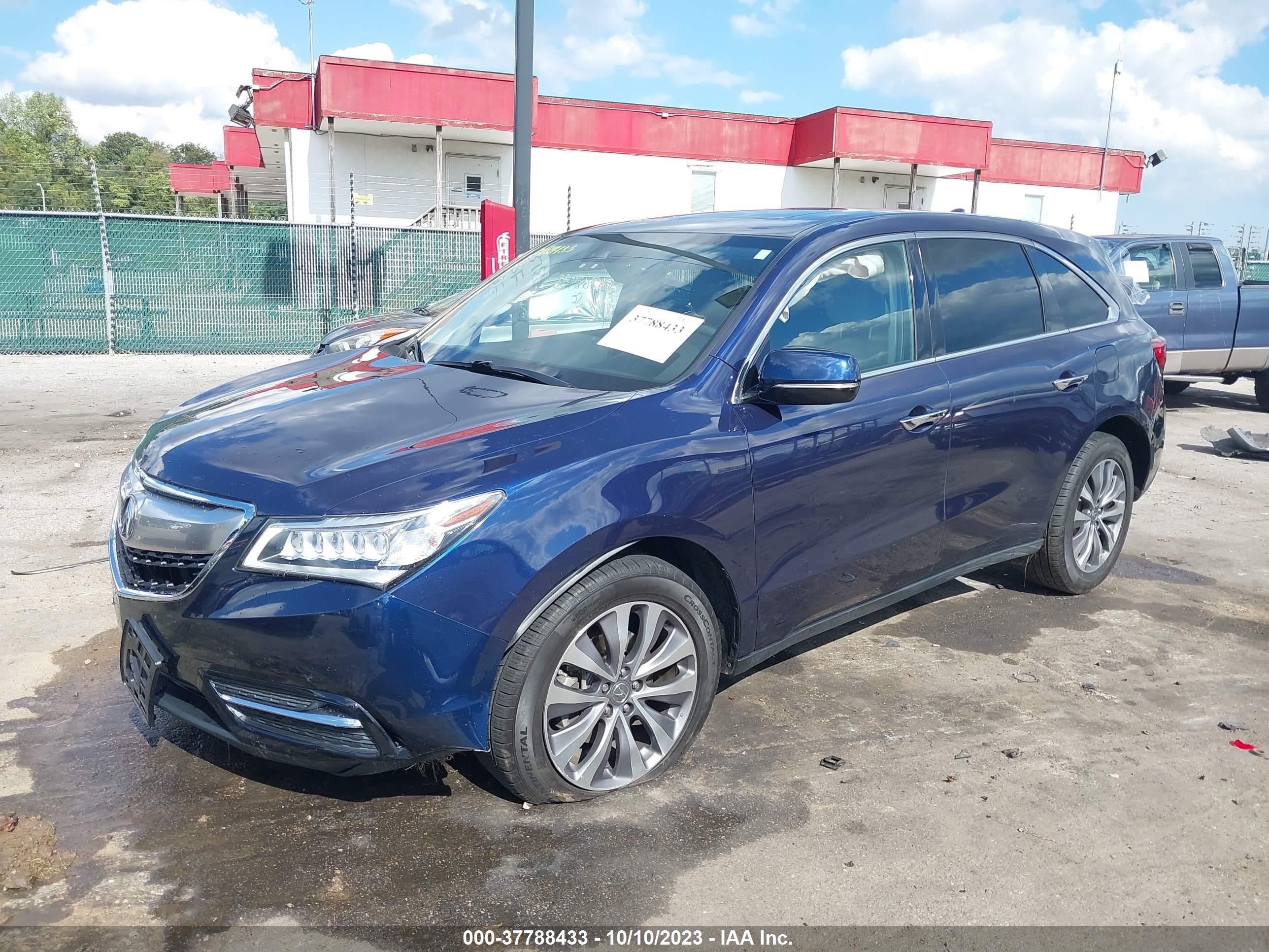 Photo 1 VIN: 5FRYD4H44GB007193 - ACURA MDX 