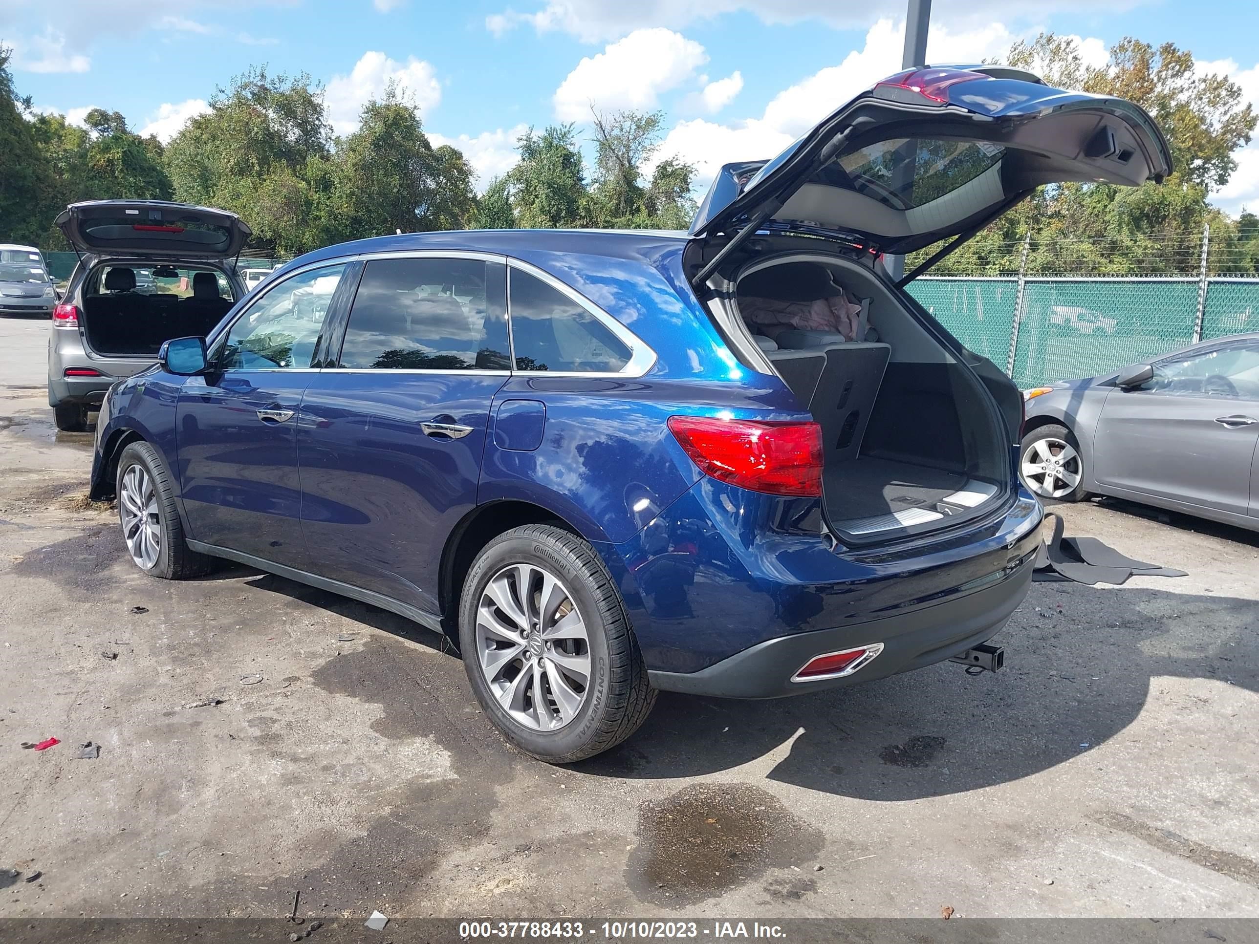 Photo 2 VIN: 5FRYD4H44GB007193 - ACURA MDX 