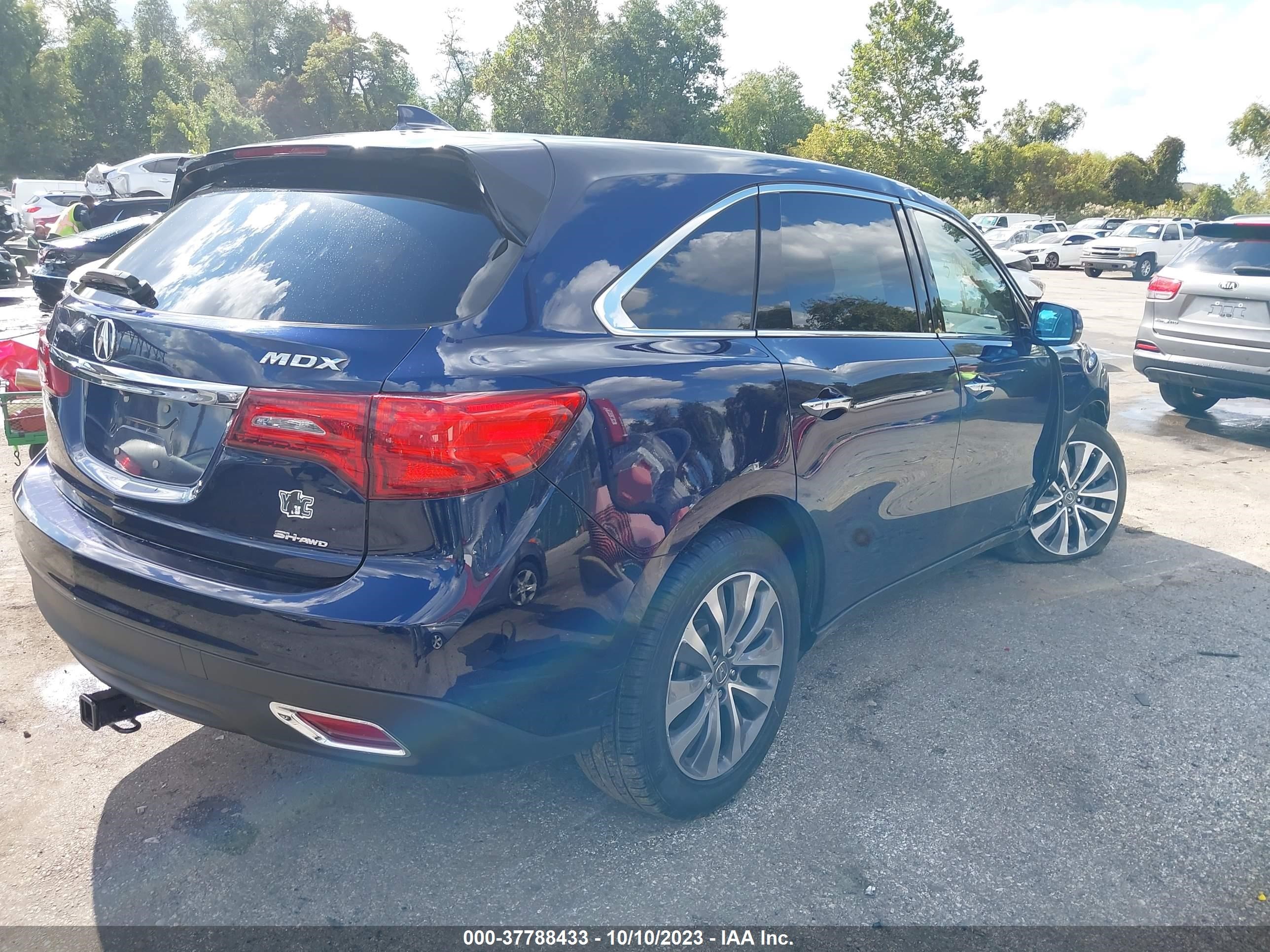 Photo 3 VIN: 5FRYD4H44GB007193 - ACURA MDX 