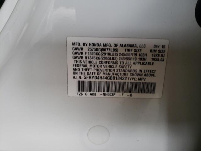 Photo 9 VIN: 5FRYD4H44GB018422 - ACURA MDX TECHNO 