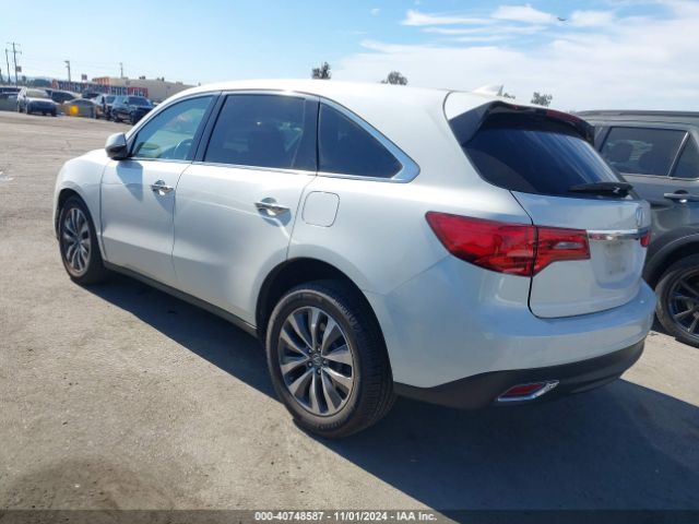 Photo 2 VIN: 5FRYD4H44GB040100 - ACURA MDX 