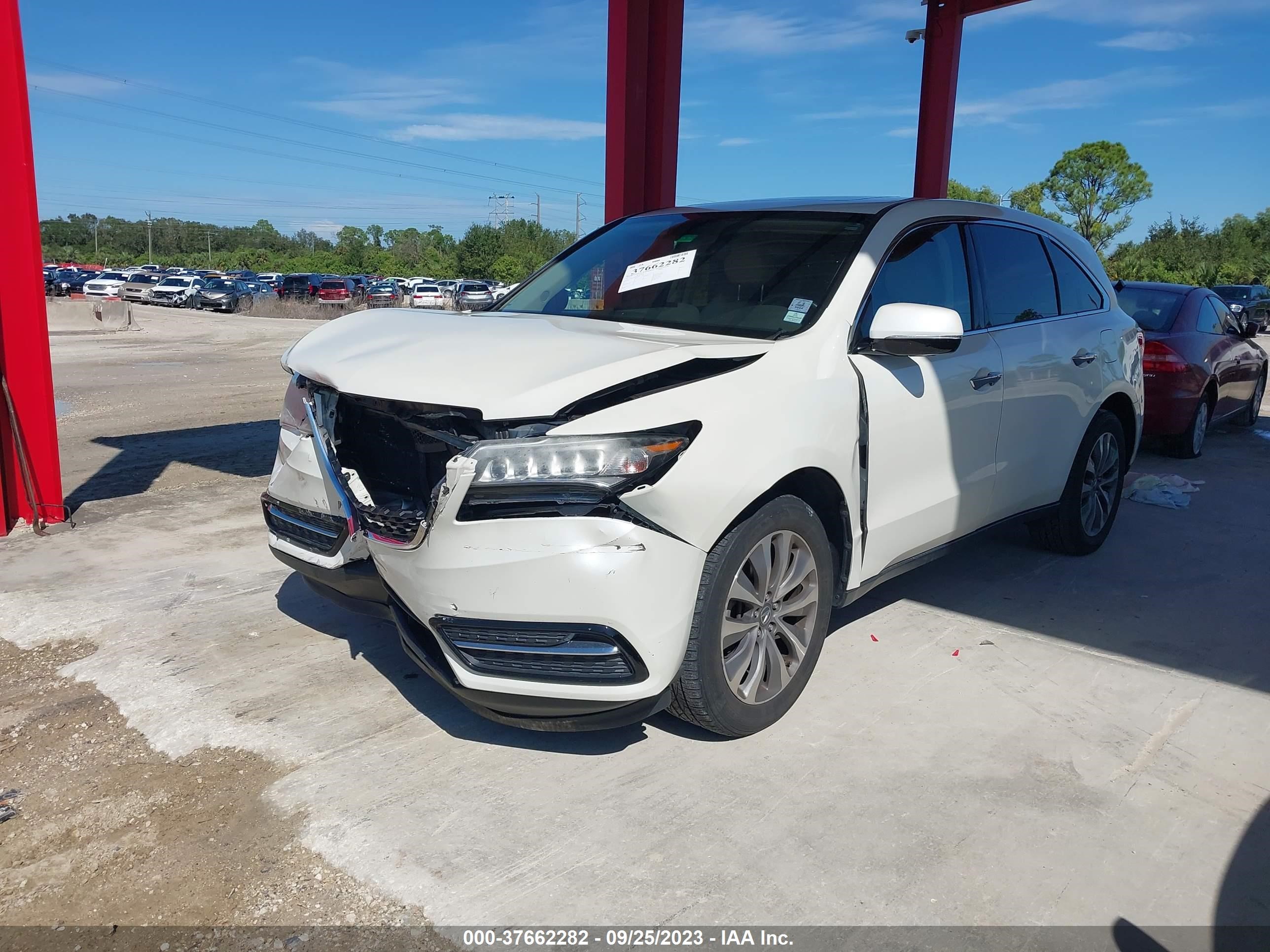 Photo 1 VIN: 5FRYD4H45FB017780 - ACURA MDX 