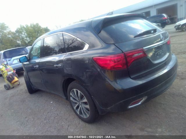 Photo 2 VIN: 5FRYD4H45GB017313 - ACURA MDX 