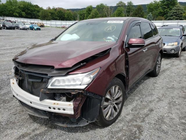 Photo 1 VIN: 5FRYD4H47FB033057 - ACURA MDX TECHNO 