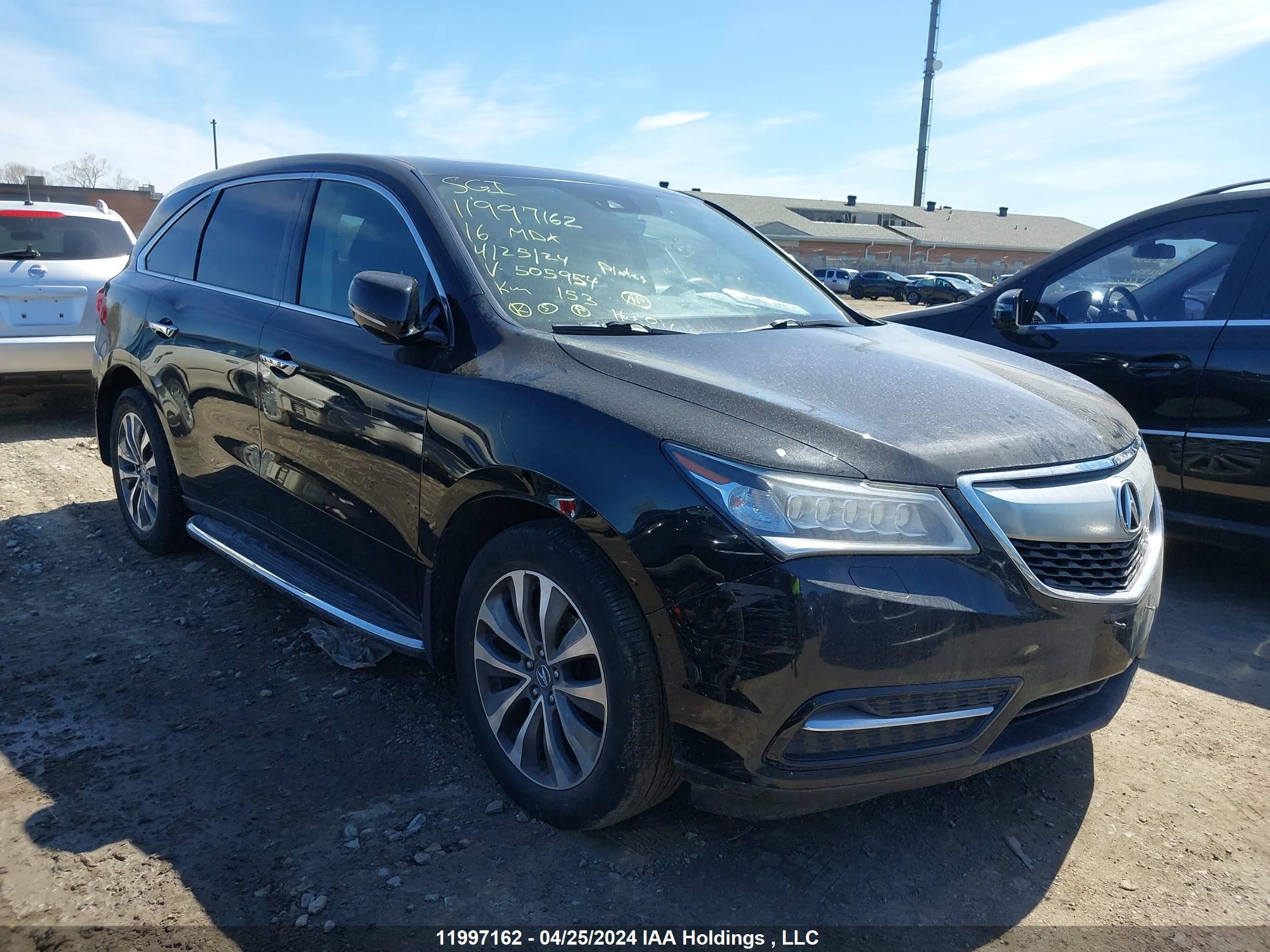 Photo 0 VIN: 5FRYD4H47GB505954 - ACURA MDX 