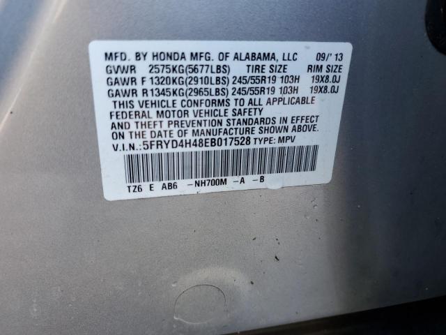 Photo 13 VIN: 5FRYD4H48EB017528 - ACURA MDX 