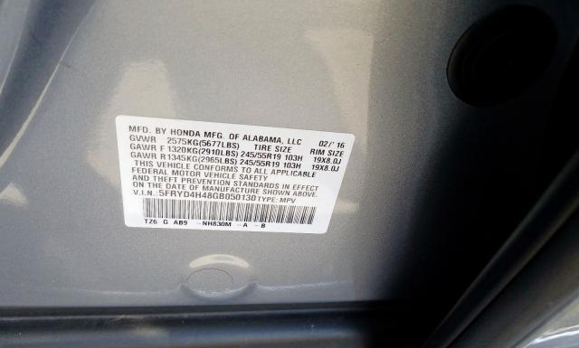 Photo 9 VIN: 5FRYD4H48GB050130 - ACURA MDX 