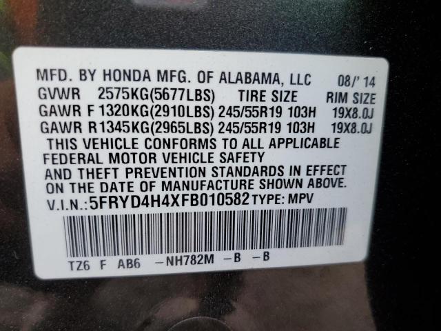 Photo 12 VIN: 5FRYD4H4XFB010582 - ACURA MDX TECHNO 