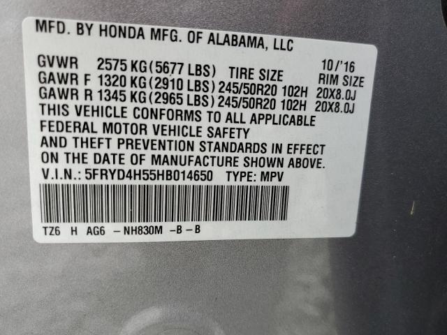 Photo 9 VIN: 5FRYD4H55HB014650 - ACURA MDX TECHNO 