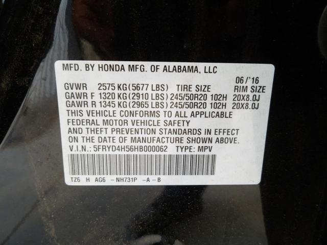 Photo 9 VIN: 5FRYD4H56HB000062 - ACURA MDX 