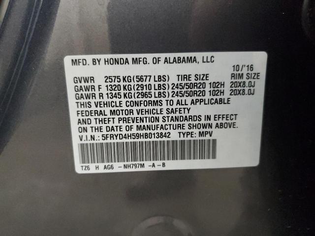 Photo 12 VIN: 5FRYD4H59HB013842 - ACURA MDX TECHNO 