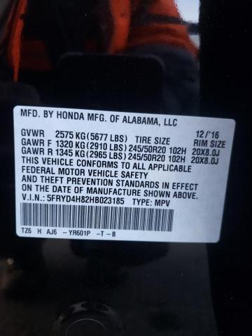 Photo 11 VIN: 5FRYD4H82HB023185 - ACURA MDX 