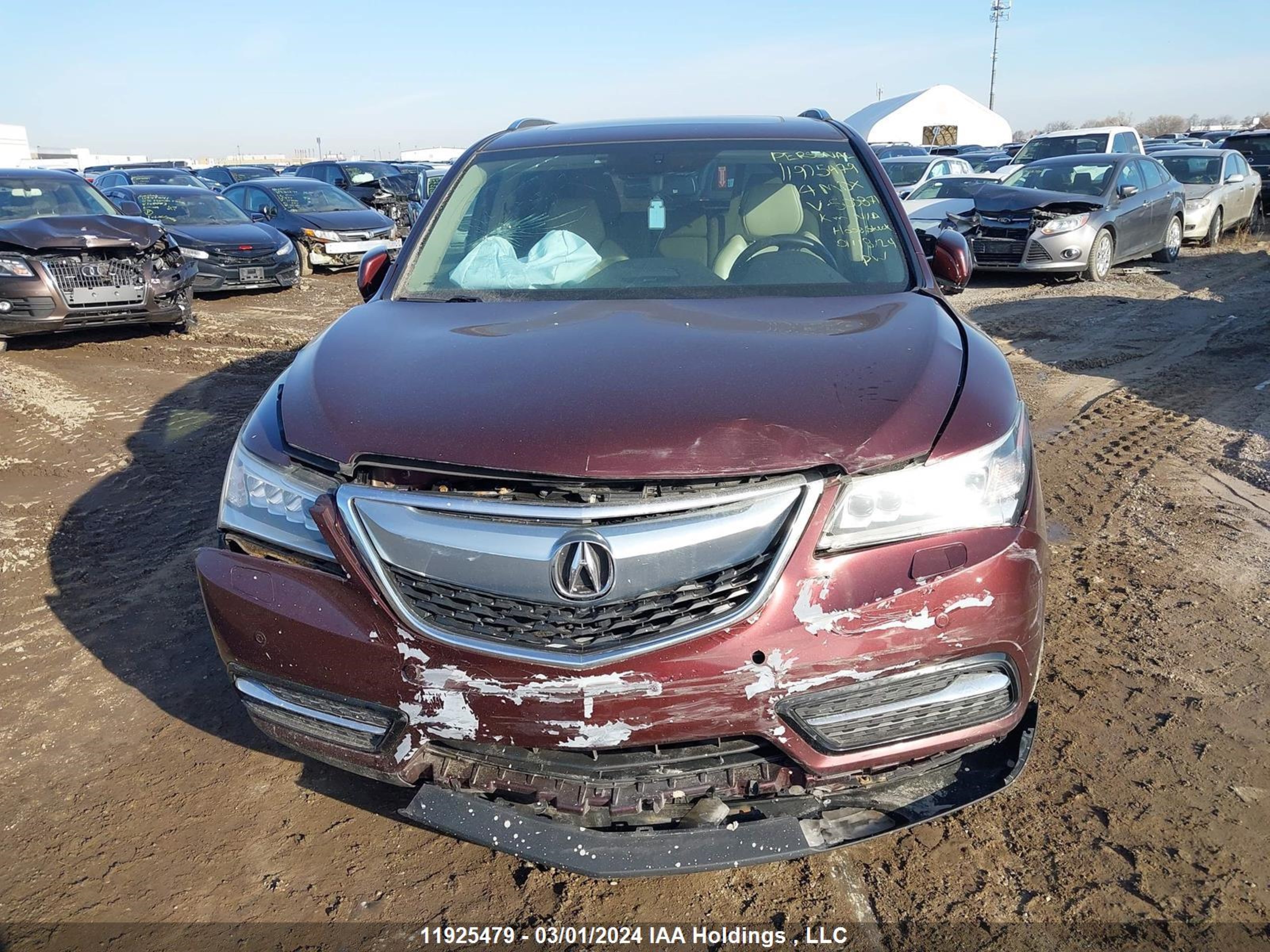 Photo 11 VIN: 5FRYD4H84EB503871 - ACURA MDX 