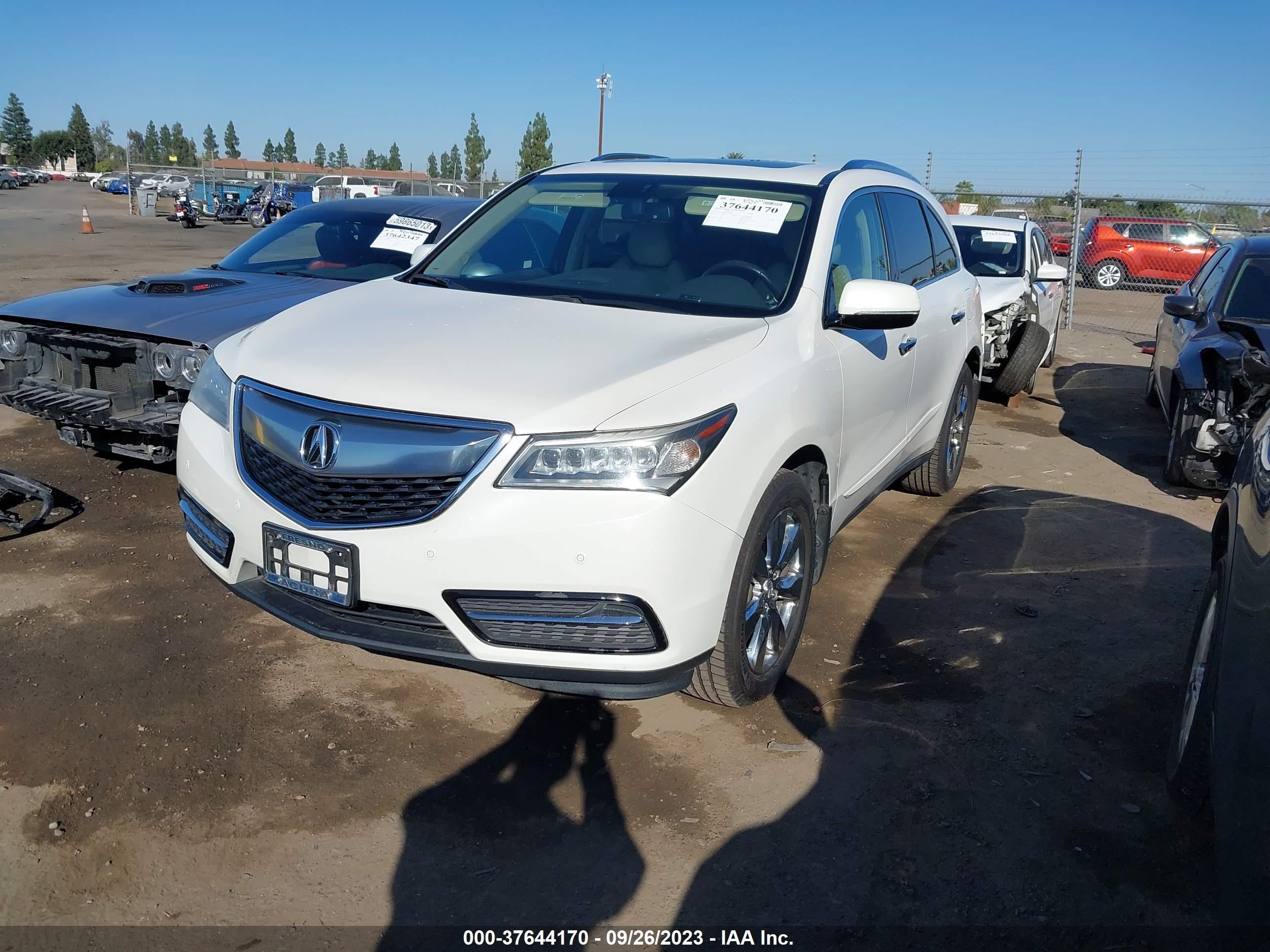 Photo 1 VIN: 5FRYD4H85EB001919 - ACURA MDX 