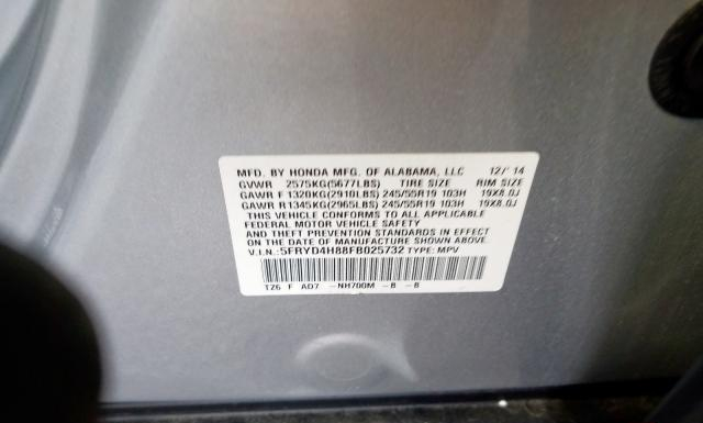 Photo 9 VIN: 5FRYD4H88FB025732 - ACURA MDX 