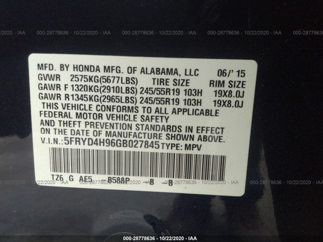 Photo 8 VIN: 5FRYD4H96GB027845 - ACURA MDX 