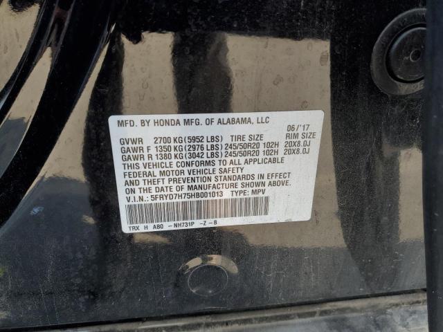 Photo 12 VIN: 5FRYD7H75HB001013 - ACURA MDX SPORT 