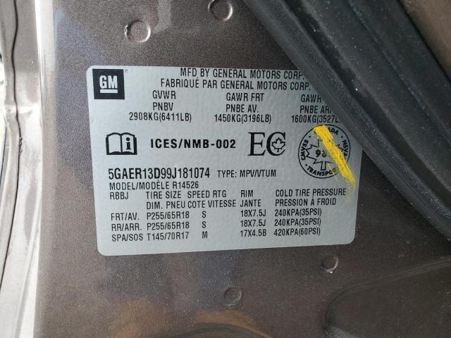 Photo 12 VIN: 5GAER13D99J181074 - BUICK ENCLAVE 