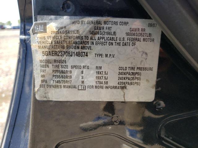 Photo 11 VIN: 5GAER23708J148074 - BUICK ENCLAVE CX 